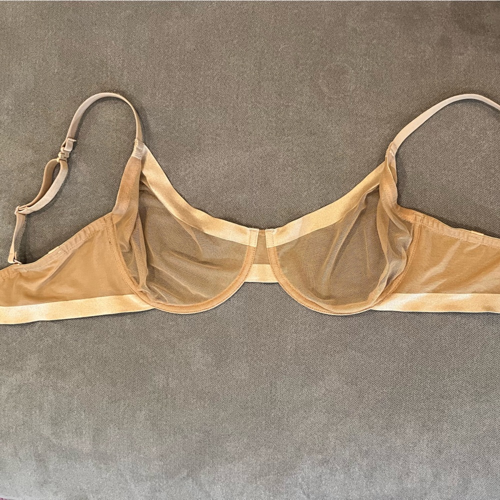 Le Mystere Tan Mesh Underwire Bra